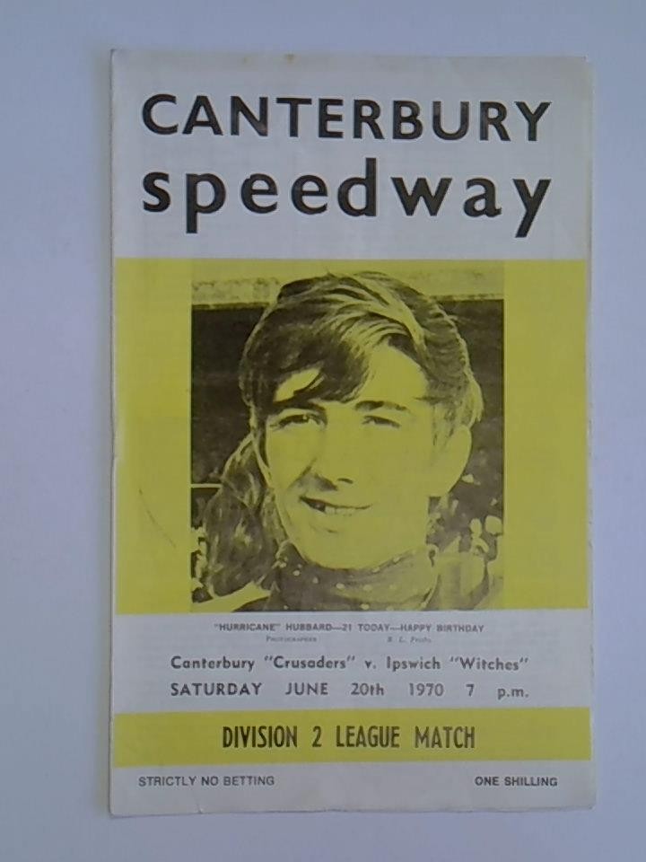 Canterburry 'Crusaders' v. Ipswich 'Witches', Division 2 League Match / June 20th 1970