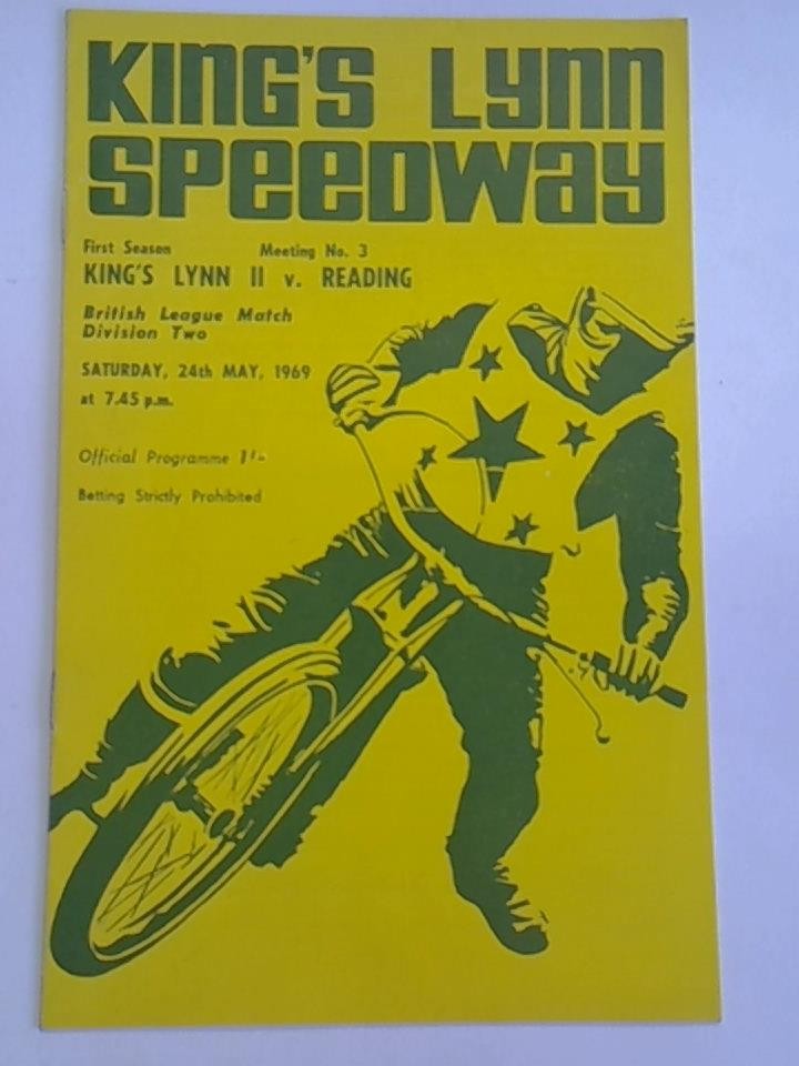 Kings Lynn Speedway Kings Lynn II v. Reading 24.Mai 1969