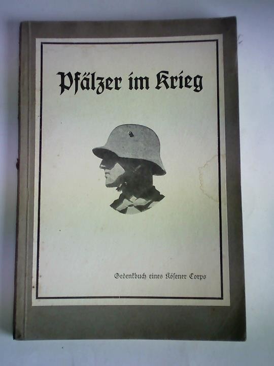 Pfälzer im Krieg 1914 - 1918. Zum Gedenken an verlorene Wehrkraft, Freiheit und Größe