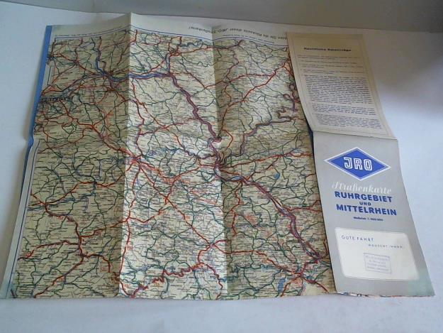 Kremling, Ernst - Straenkarte Ruhrgebiet und Mittelrhein