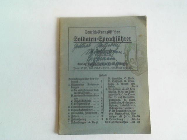 Sulzberger, F. - Deutsch-Franzsischer Sprachfhrer