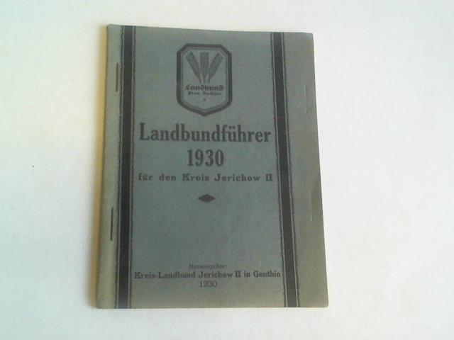 (Altmark-Kreis Jerichow) - Landbundfhrer 1930 fr den Kreis Jerichow II