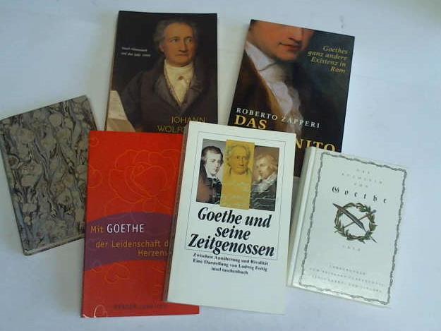 (Goethe, Johann Wolfgang von) - Sammlung von 6 Bchern