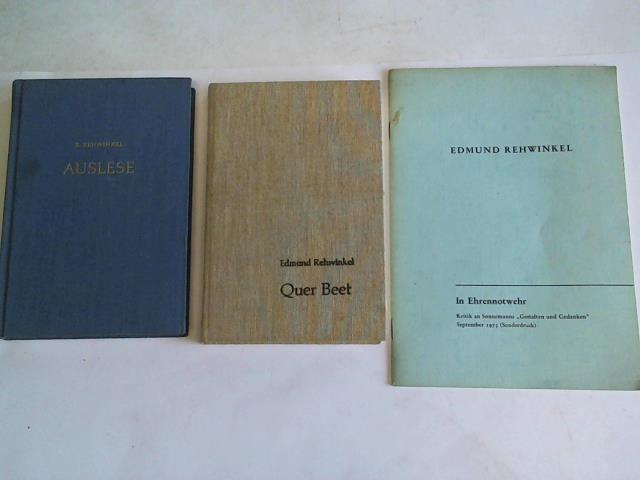 Rehwinkel, Edmund - 3 Bnde