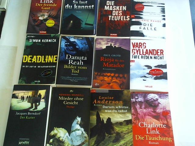 (Krimi/Thriller) - Sammlung von 12 Bnden