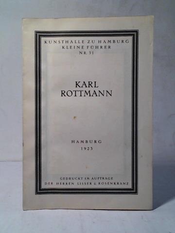 Rottmann, Karl - Hamburg 1923