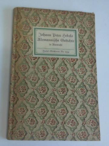 Hebel, Johann Peter - Alemannische Gedichte in Auswahl