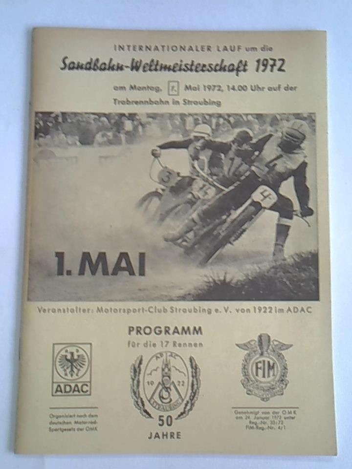 Internationaler Lauf um die Sandbahn-Weltmeisterschaft 1972 am 01.Mai