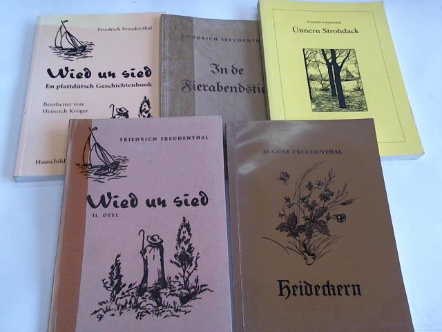 Freudenthal, Friedrich & August - Friedrich und August Freudenthal. Sammlung von 5 Bnden
