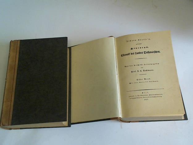 Dahlmann, F. C. (Hrsg.) - Johann Adolfi's genannt Neocorus, Chronik des Landes Dithmarschen. Erster und zweiter Band