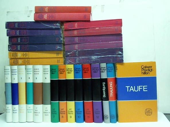 Calwer Predigthilfen/ Neue Calwer Predigthilfen - Sammlung von 29 Bnden