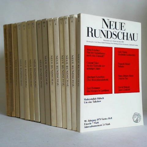 Neue Rundschau, Die - Sammlung von 15 Heften