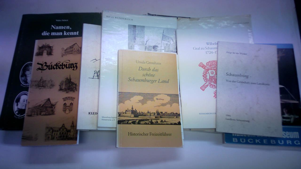 (Mittelweserraum - Rinteln/ Schaumburg/ Bckeburg) - Sammlung von 14 Bchern und Heften