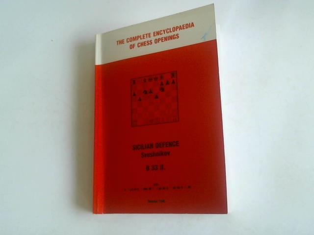House Moravian Chess - The complete encyclopaedia of chess openings. Sicilian defence Sveshnikov. B 33 II