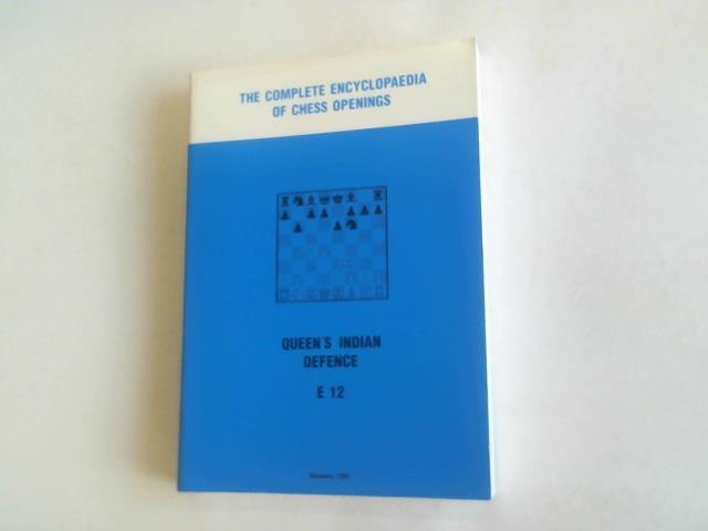 The complete encyclopaedia of chess openings. Queen's indian defence E 12