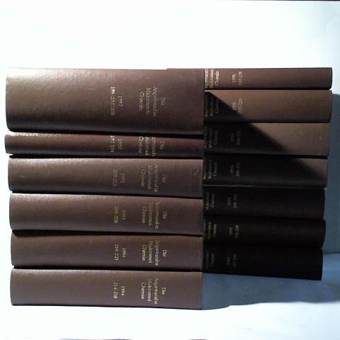Die Angewandte Makromolekulare Chemie = Applied Macromolecular Chemistry and Physics - Band 189 bis 253 (1991 bis 1997) in 13 Bnden, sowie ein Heft Autorenregister