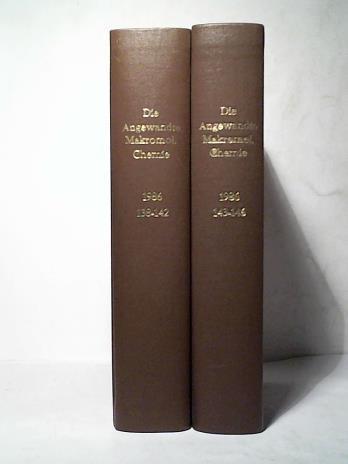 Die Angewandte Makromolekulare Chemie - Applied Macromolecular Chemistry and Physics - Band 138 bis 146 (1986) in zwei Bnden