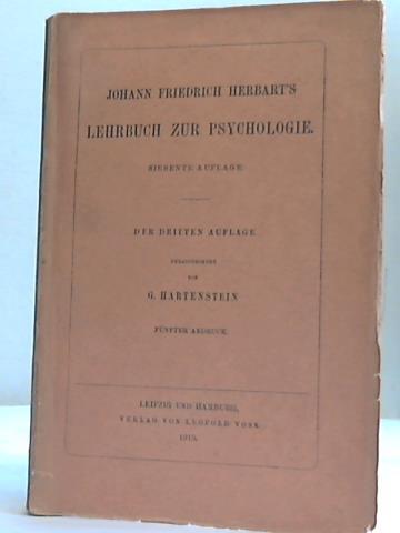 Hartenstein, G. (Hrsg.) - Johann Friedrich Herbart's Lehrbuch zur Psychologie