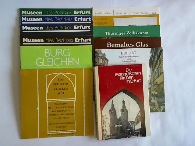 (Erfurth / Thringen) - Sammlung von 11 Heften und 1 Buch. Zusammen 12 Bnde