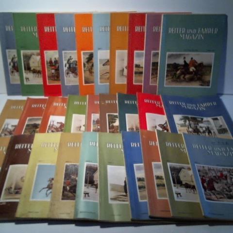 Reiter und Fahrer Magazin - Sammlung von 48 Heften