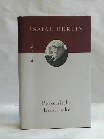 Henry Hardy (Hrsg.) - Isaiah Berlin. Persnliche Eindrcke
