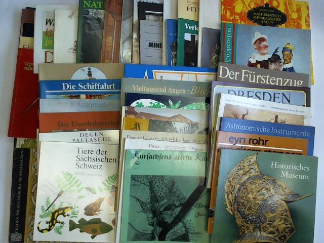 (Dresden und Umgebung) - Sammlung von 45 Heften und Broschren zu den Themen Landeskunde, Kultur und Volkskunde