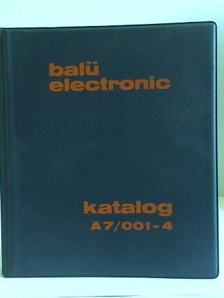 Bal electonic - Gesamtkatalog A 7/001-4