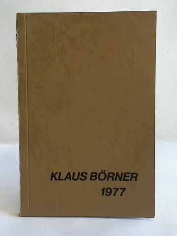 (Brner, Klaus) - Klaus Brner 1977