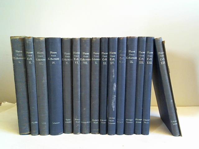 Mayer, Gottlob (Hrsg.) - Das Neue Testament in religisen Betrachtungen fr das moderne Bedrfnis. 15 Bnde und Sachregister