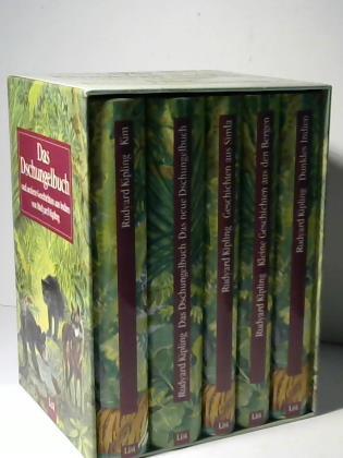 Kipling, Rudyard - Das Dschungelbuch und andere Geschichten aus Indien: Kim / Die Dschungelbcher / Dunkles Indien / Kleine Geschichten aus den Bergen / Geschichten aus Simla - 5 Bnde