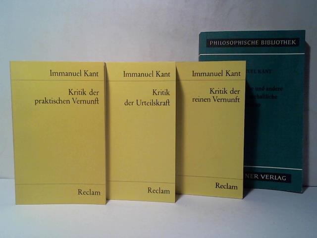 Kant, Immanuel - 4 Bnde