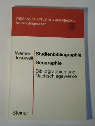Josuweit, Werner - Studienbibliographie, Geographie. Bibliographien und Nachschlagewerke