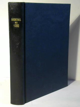 Stresemann, Dr. Erwin (Hrsg.) - Journal fr Ornithologie. 93. Band: 1951-1952