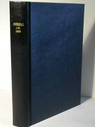 Kramer, Dr. Gustav / Niethammer, Dr. Gnther / Stresemann, Dr. Erwin (Hrsg.) - Journal fr Ornithologie. 100. Band: 1959