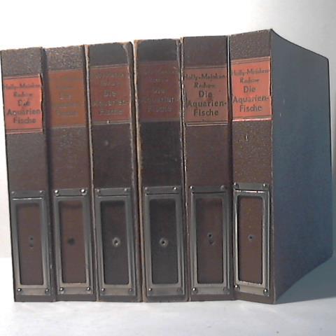 Holly, Dr. Max/ Meinken, Hermann/ Rachow, Arthur - Die Aquarienfische in Wort und Bild. Wohl die ersten 72 (von 127) Lieferungen in 6 originalen Mappen