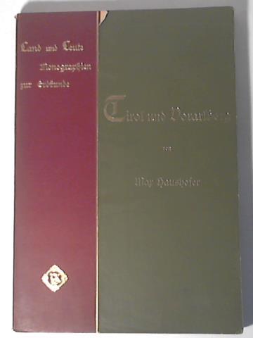 Haushofer, Max - Tirol und Vorarlberg