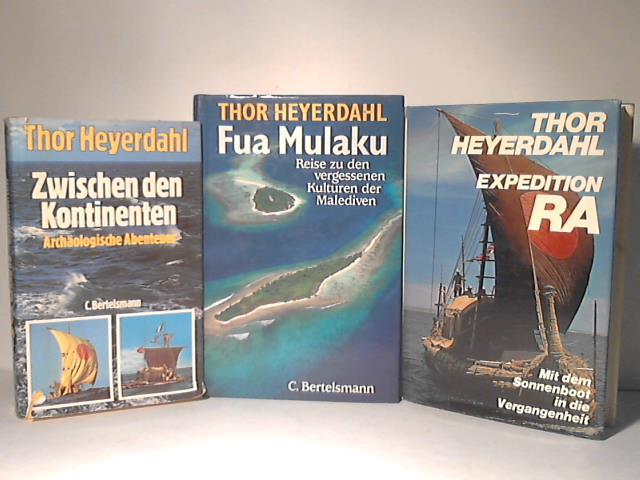 Heyerdahl, Thor - Sammlung von 3 Bchern
