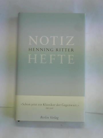 Ritter, Henning - Notizhefte