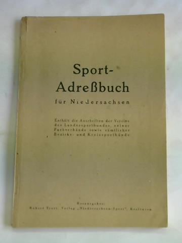Trost, Robert (Hrsg.) - Sport-Adrebuch fr Niedersachsen