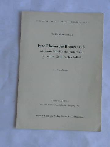 Schnemann, Detlef - Eine Rheinische Bronzesitula auf einem Friedhof der Jastorf-Zeit in Luttum, Kreis Verden (Aller)