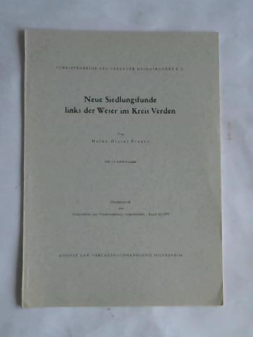 Freese, Heinz-Dieter - Neue Siedlungsfunde links der Weser im Kreis Verden