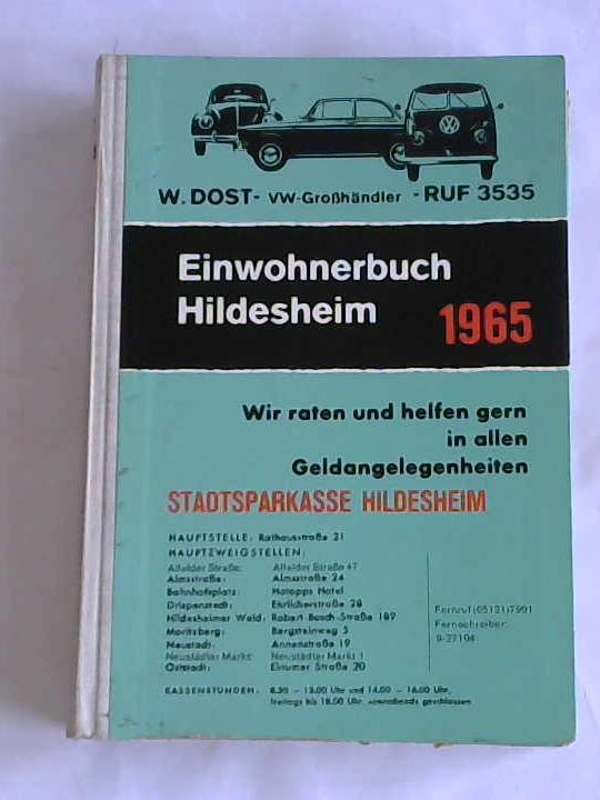 (Stadt Hildesheim) - Einwohnerbuch der Stadt Hildesheim 1965