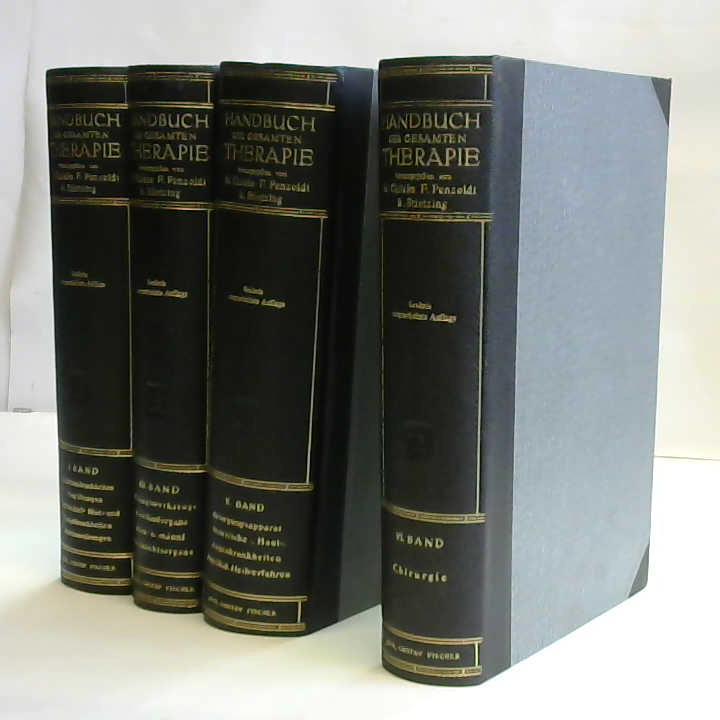 Guleke, N./ Penzoldt, F./ Stintzing, R. - Handbuch der gesamten Therapie. 4 Bnde