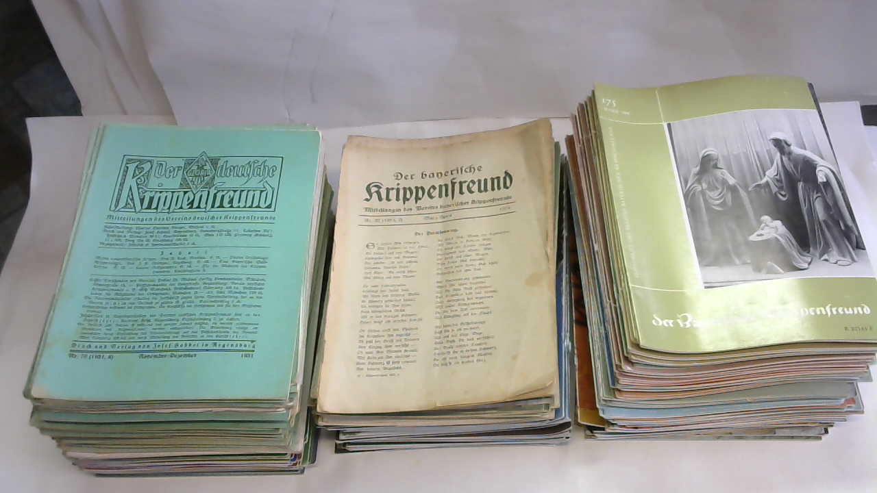Mitteilungen des Vereins bayerischer Krippenfreunde. Sammlung von 256 Heften aus den Jahren 1924-1998