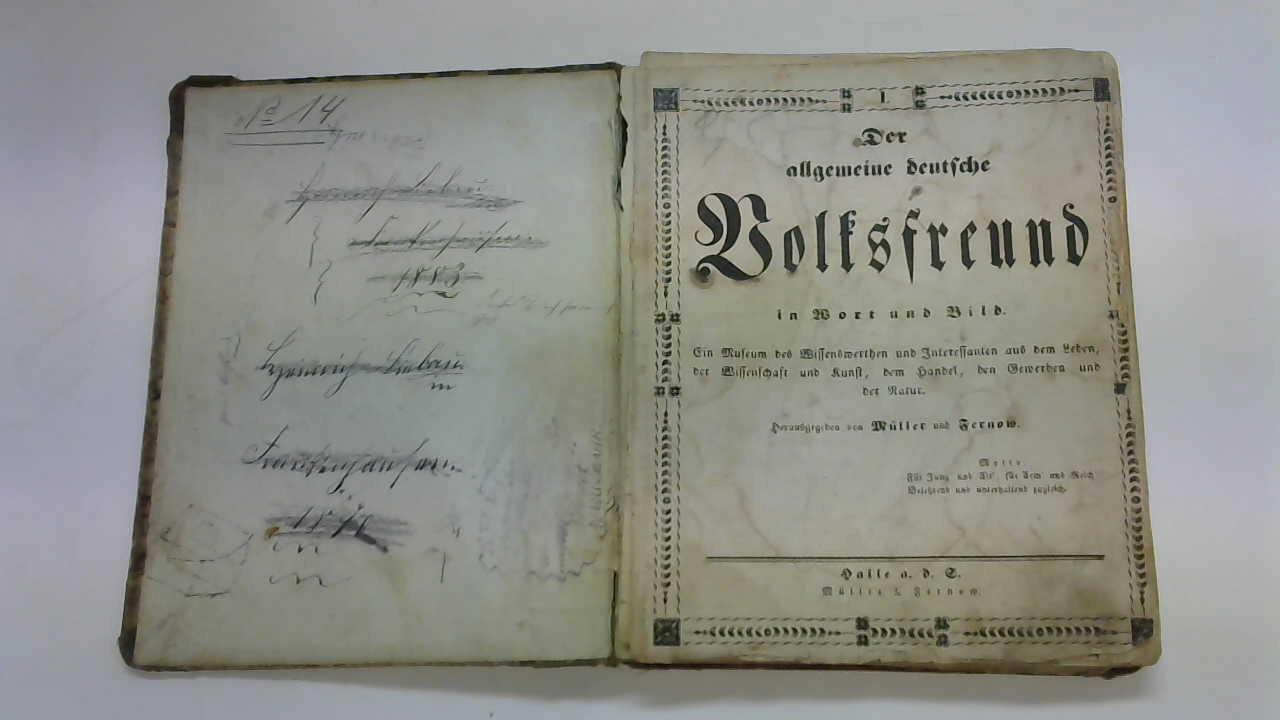 Mller, (Friedrich (Hrsg.))/ Fernow, (Ludwig (Hrsg.)) - Der allgemeine deutsche Volksfreund in Wort und Bild