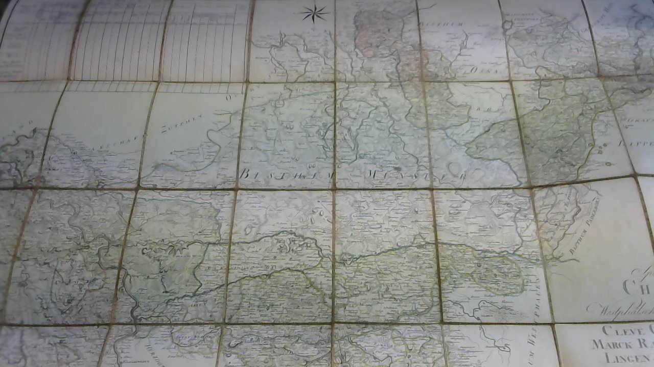 Special Charte von den Westphälschen Provinzen. Cleve, Geldern, Meurs, Marck, Ravensberg, Minden, Lingen und Tecklenburg nebst den angrenzenden Ländern