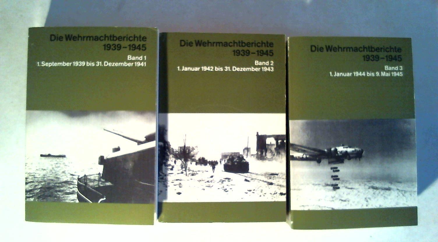 Marco Polo - Die Wehrmachtberichte 1939 - 1945. 3 Bnde