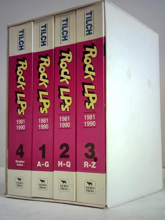 4 Bände: Rock LPs 1981-1990