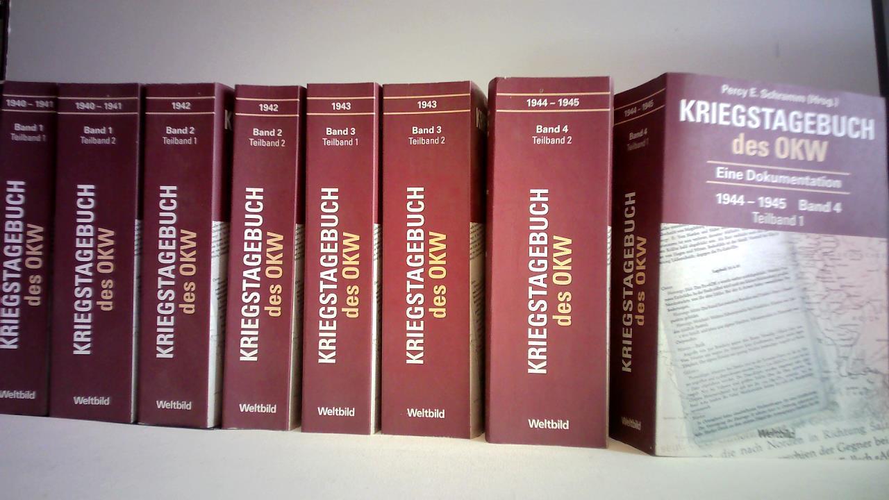 Schramm, Percy E. - Kriegstagebuch des OKW. Eine Dokumentation. 8 Teilbnde