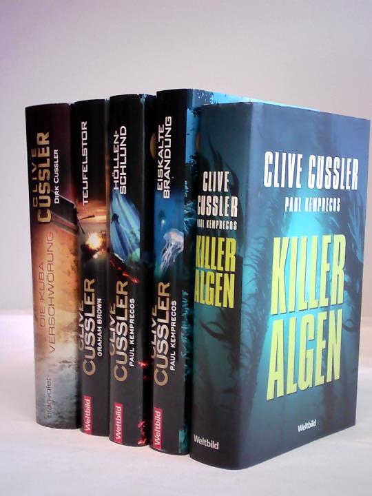 Cussier, Clive/Kemprecos, Paul/Brown, Graham - Kurt-Austin-Roman. 4 Bnde